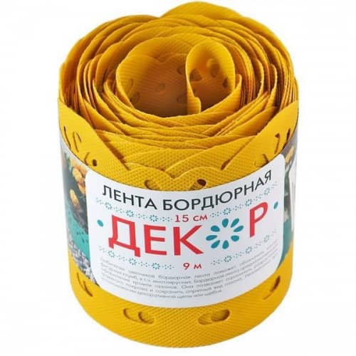 Купить Лента Протэкт Декор БД-15/9 желтая бордюрная по низкой цене