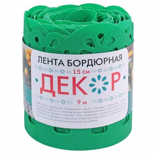 Купить Лента Протэкт Декор БД-15/9 зеленая бордюрная по низкой цене