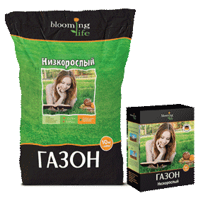 Купить Трава Blooming Life газонная низкорослый газон 10 кг по низкой цене