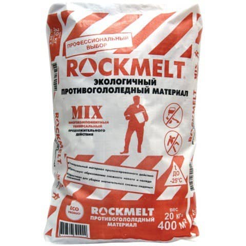 Купить Реагент Rockmelt Mix противогололедный 20 кг по низкой цене