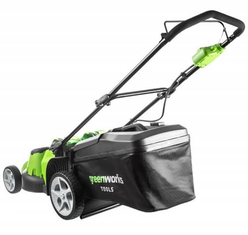 Купить Газонокосилка Greenworks Twin Force G40LM49DB аккумуляторная без аккумулятора и зарядного устройства по низкой цене