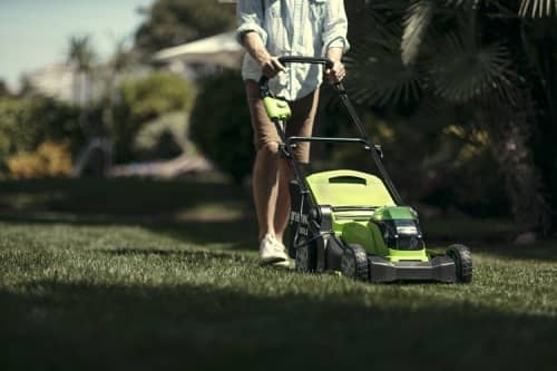 Купить Газонокосилка Greenworks G40LM40K4 аккумуляторная по низкой цене