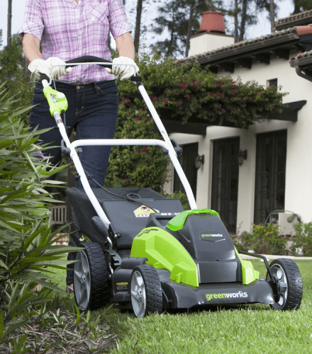 Купить Газонокосилка Greenworks G40LM45 аккумуляторная без аккумулятора и зарядного устройства по низкой цене