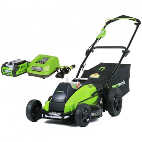 Купить Газонокосилка Greenworks GD40LM45K4 аккумуляторная по низкой цене