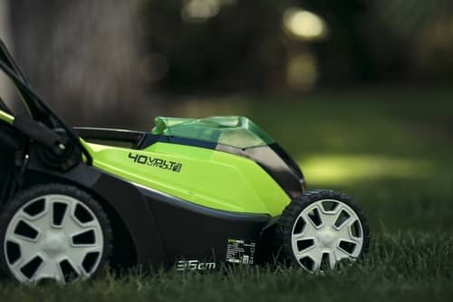 Купить Газонокосилка Greenworks G40LM35 аккумуляторная без аккумулятора и зарядного устройства по низкой цене
