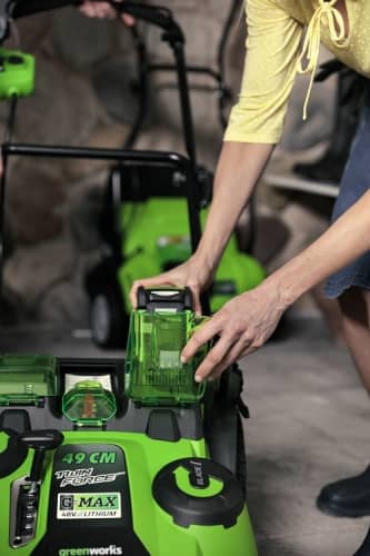 Купить Газонокосилка Greenworks G40LM49DBK4 TwinForce аккумуляторная по низкой цене