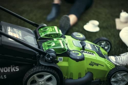 Купить Газонокосилка Greenworks G40LM49DBK4 TwinForce аккумуляторная по низкой цене