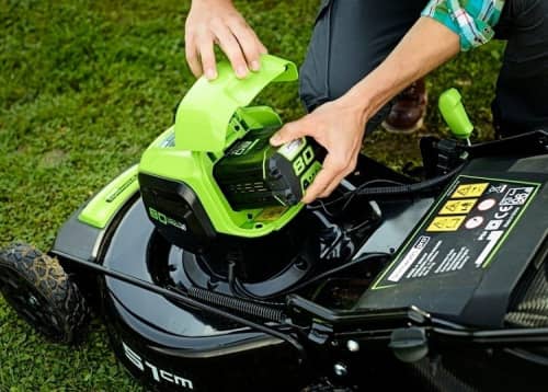 Купить Газонокосилка Greenworks GD80LM51SP аккумуляторная без аккумулятора и зарядного устройства по низкой цене