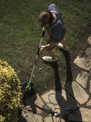 Купить Триммер Greenworks G40LT30 аккумуляторный без аккумулятора и зарядного устройства по низкой цене