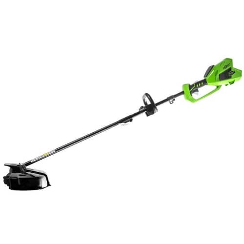 Купить Триммер Greenworks GD40BC аккумуляторный бесщёточный без аккумулятора и зарядного устройства по низкой цене