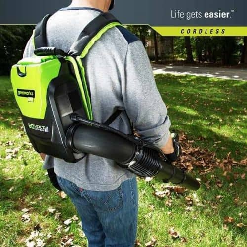 Купить Воздуходувка Greenworks GD60BPB аккумуляторный ранцевый без аккумулятора и зарядного устройства по низкой цене