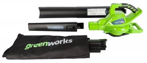 Купить Воздуходувка-пылесос Greenworks GD40BV аккумуляторный без аккумулятора и зарядного устройства по низкой цене
