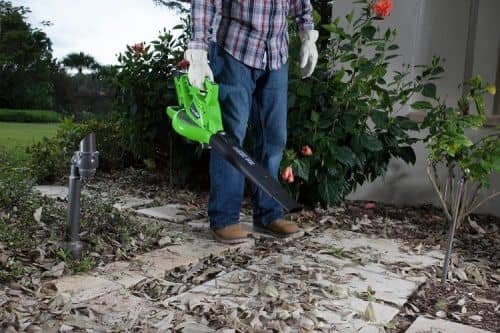 Купить Воздуходувка-пылесос Greenworks GD40BV аккумуляторный без аккумулятора и зарядного устройства по низкой цене