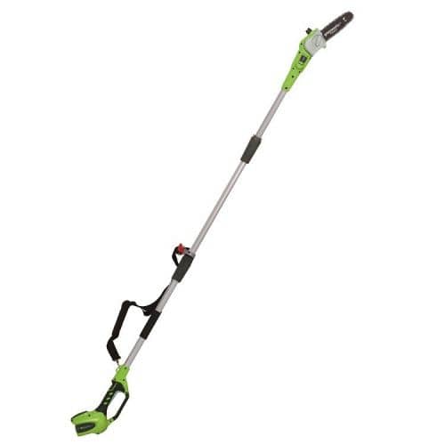 Купить Высоторез Greenworks G40PS20 сучкорез аккумуляторный без аккумулятора и зарядного устройства по низкой цене