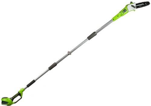 Купить Высоторез Greenworks G40PS20 сучкорез аккумуляторный без аккумулятора и зарядного устройства по низкой цене