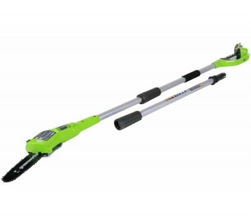 Купить Высоторез Greenworks G24PS20 сучкорез аккумуляторный без аккумулятора и зарядного устройства по низкой цене