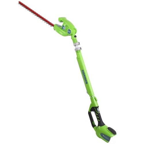 Купить Кусторез Greenworks G40PH51 аккумуляторный телескопический без аккумулятора и зарядного устройства по низкой цене