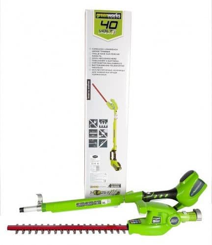 Купить Кусторез Greenworks G40PH51 аккумуляторный телескопический без аккумулятора и зарядного устройства по низкой цене