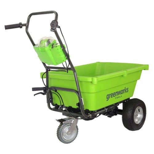 Купить Тележка Greenworks G-Max 40V G40GC садовая самоходная без аккумулятора и зарядного устройства по низкой цене