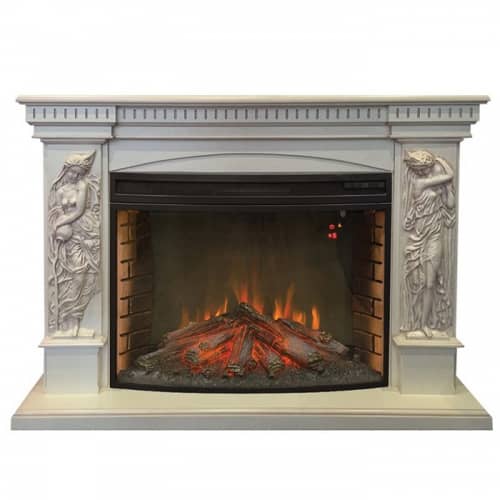 Купить Электрокамин Real Flame Diva WT c очагом Firespace 33 S IR по низкой цене