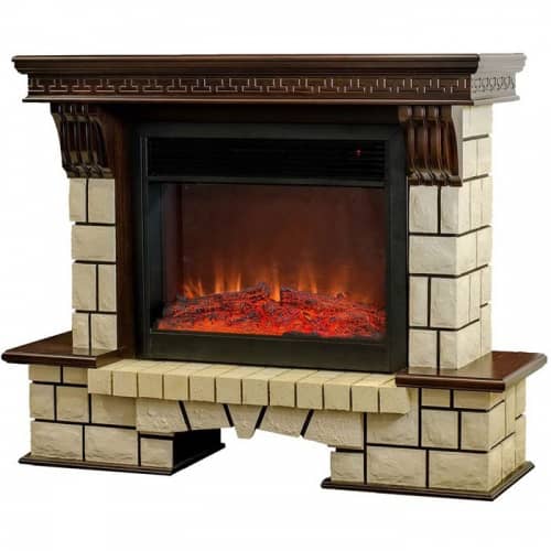 Купить Электрокамин Real Flame Stone new 26 c очагом Moonblaze по низкой цене