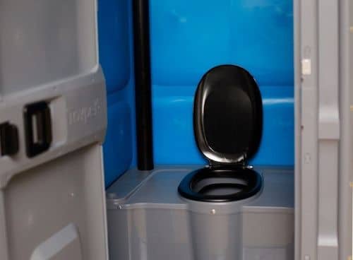 Купить Кабина Lex Group Toypek туалетная синяя собранная по низкой цене