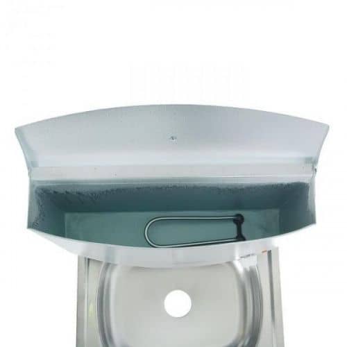 Купить Умывальник Акватекс с электроводонагревателем, с тумбой, мойка из нержавеющей стали белое золото по низкой цене