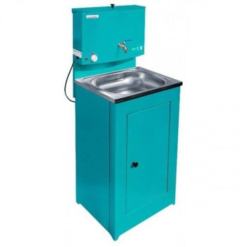 Купить Умывальник Акватекс с электроводонагревателем, с тумбой, мойка из нержавеющей стали лагуна по низкой цене