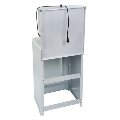 Купить Умывальник Акватекс с электроводонагревателем, с тумбой, мойка из пластика белое золото по низкой цене