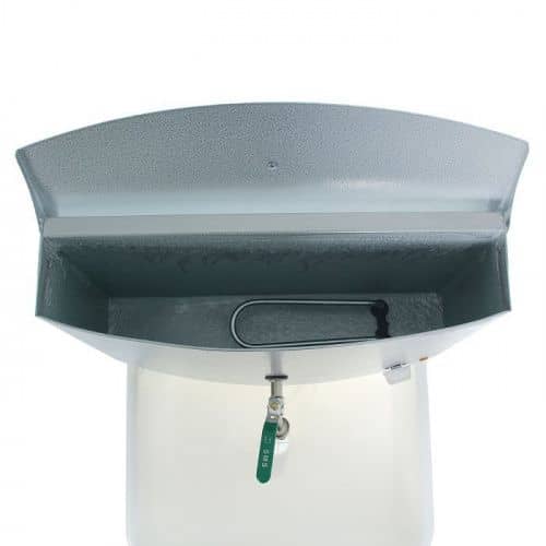 Купить Умывальник Акватекс с электроводонагревателем, с тумбой, мойка из пластика белое золото по низкой цене