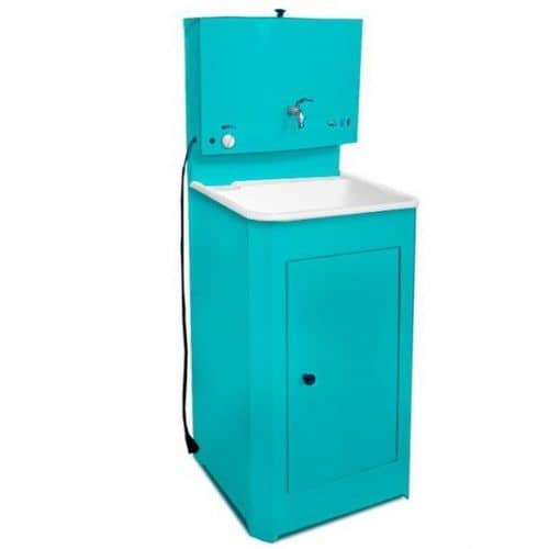 Купить Умывальник Акватекс с электроводонагревателем, с тумбой, мойка из пластика лагуна по низкой цене