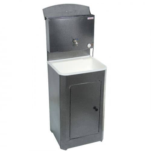 Купить Умывальник Акватекс с электроводонагревателем, с тумбой, мойка из пластика серебро по низкой цене