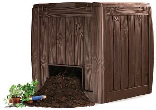 Купить Компостер Keter Deco Composter коричневый 340 л по низкой цене