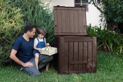 Купить Компостер Keter Deco Composter коричневый 340 л по низкой цене