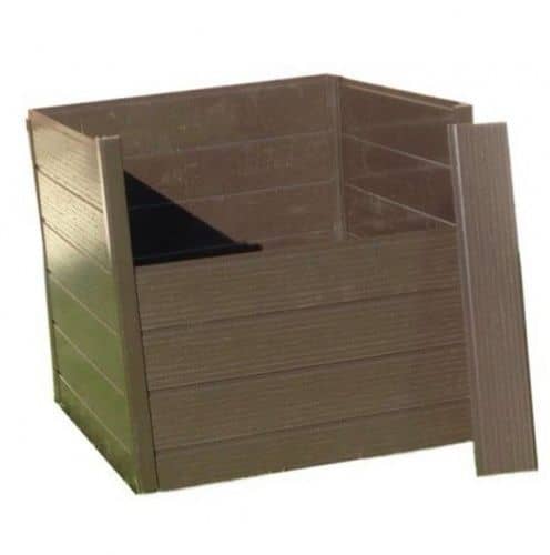 Купить Компостер Garden Dreams из ДПК с уголком 675 л по низкой цене