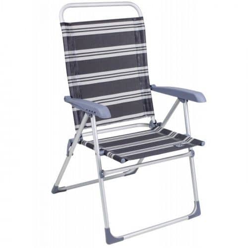 Купить Кресло GoGarden Sunrise Deluxe 50322 складное серое по низкой цене