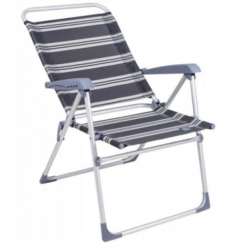 Купить Кресло GoGarden Sunrise Deluxe 50322 складное серое по низкой цене