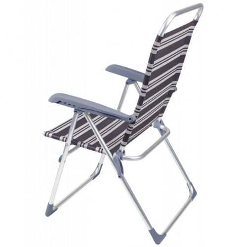 Купить Кресло GoGarden Sunrise Deluxe 50322 складное серое по низкой цене