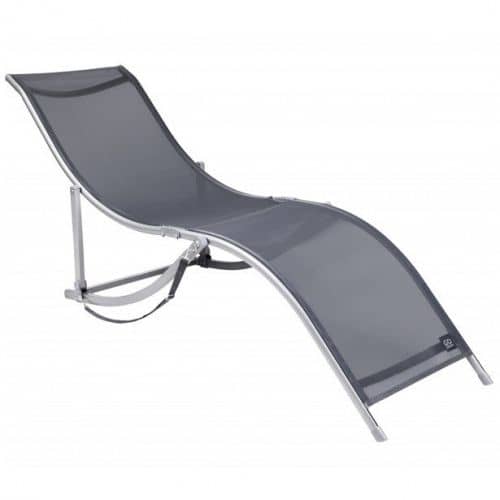 Купить Шезлонг GoGarden Relax 50303 серый по низкой цене