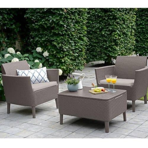 Купить Комплект мебели Allibert Salemo balcony set Капучино-песок по низкой цене