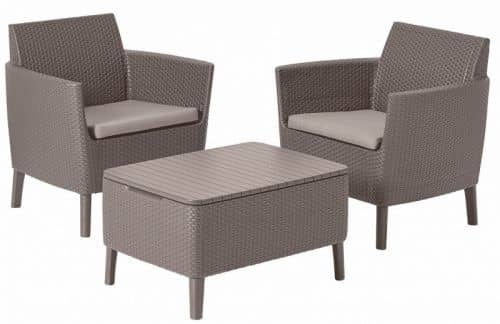 Купить Комплект мебели Allibert Salemo balcony set Капучино-песок по низкой цене
