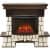 Купить Электрокамин Real Flame Stone Brick 25/25,5 c очагом Evrika 25,5 LED по низкой цене