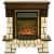 Купить Электрокамин Real Flame Stone new STD/EUG c очагом Majestic Brass S по низкой цене