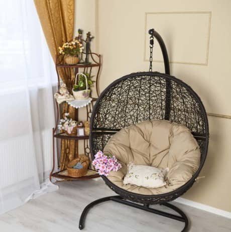 Купить Кресло Lunar Black подвесное по низкой цене