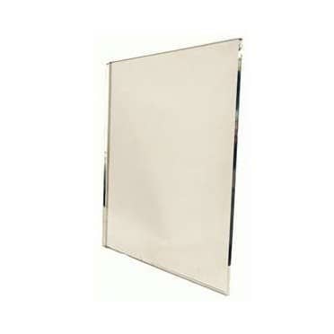 Экран защитный зеркальный из нержавеющей стали 1000х1000 мм