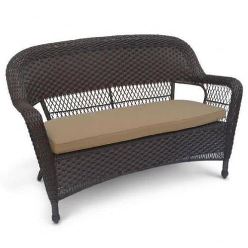 Купить Диван Афина-Мебель LV130-1 Brown/Beige из искусственного ротанга коричневый по низкой цене