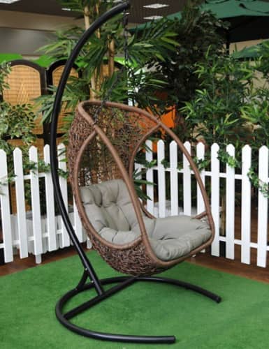 Купить Кресло Albatros подвесное коричневое по низкой цене