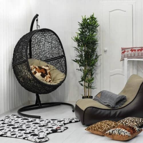 Купить Кресло Lunar Black подвесное по низкой цене