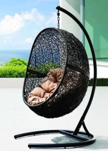 Купить Кресло Lunar Black подвесное по низкой цене