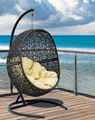 Купить Кресло Lunar Black подвесное по низкой цене